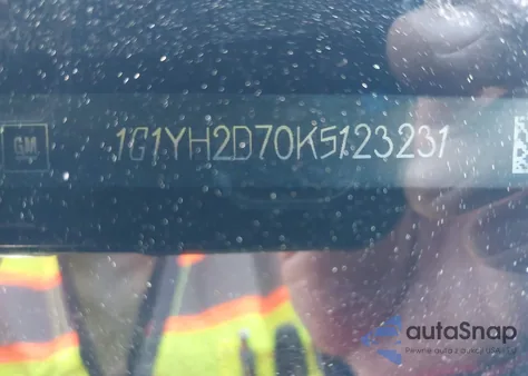 2019 Chevrolet Corvette Stingray Z51 from USA, damaged, VIN 1G1YH2D70K5123231